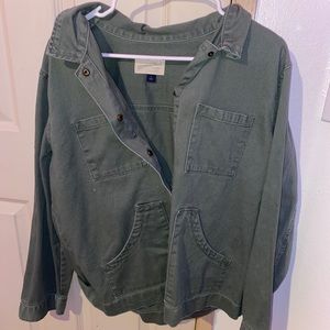 Army green jacket